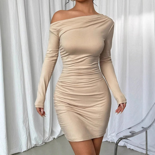 Comfort And Elegant Long Sleeve Dress