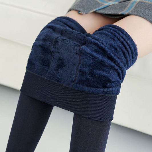 Fashionable Warm Fur Leggings