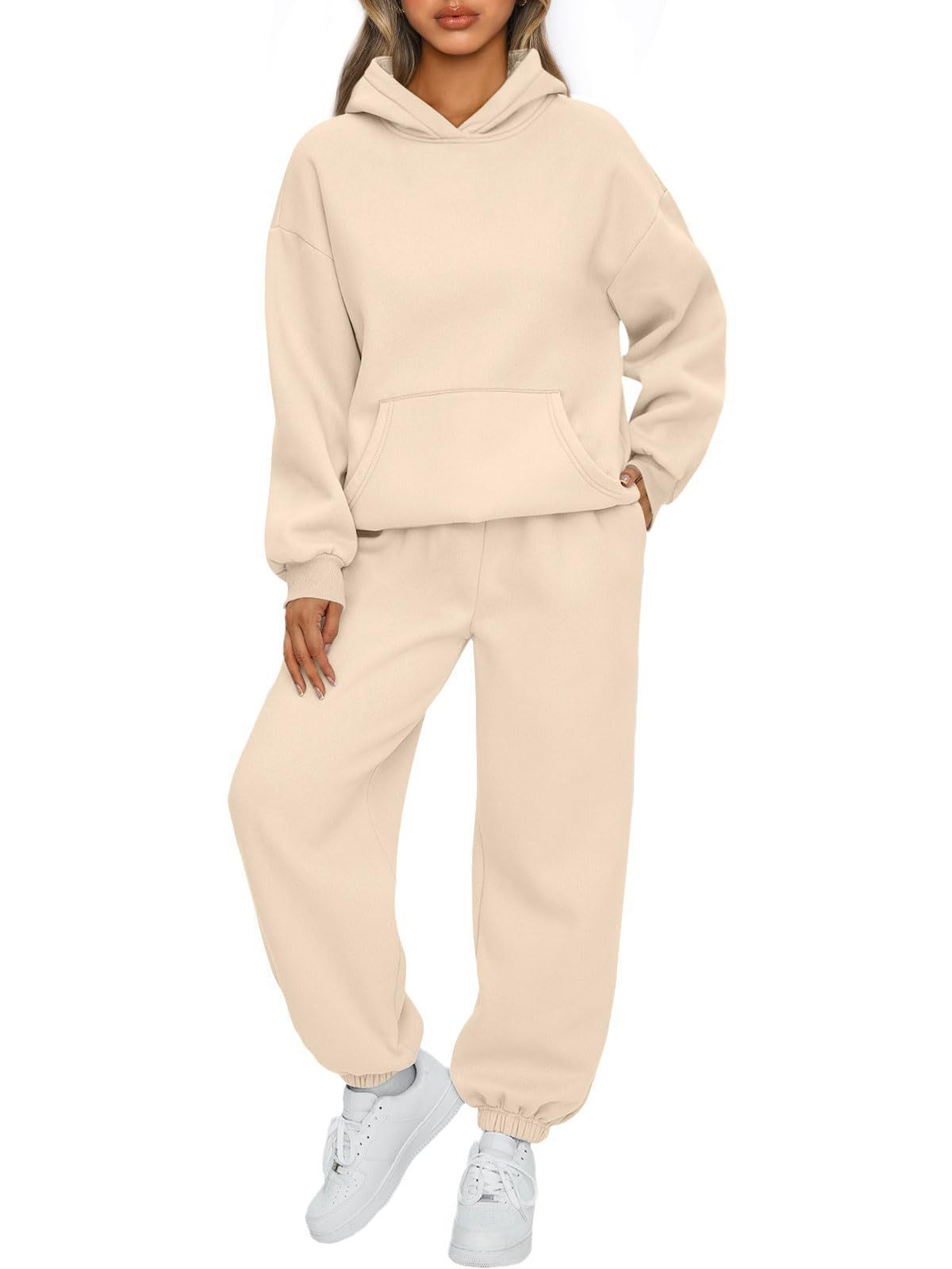 Women's Two-piece Casual Hoodie Sportswear Trousers Suit